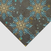 Chalkboard Gold Silver Stars Constellation Sky Tissuepapier (Detail)