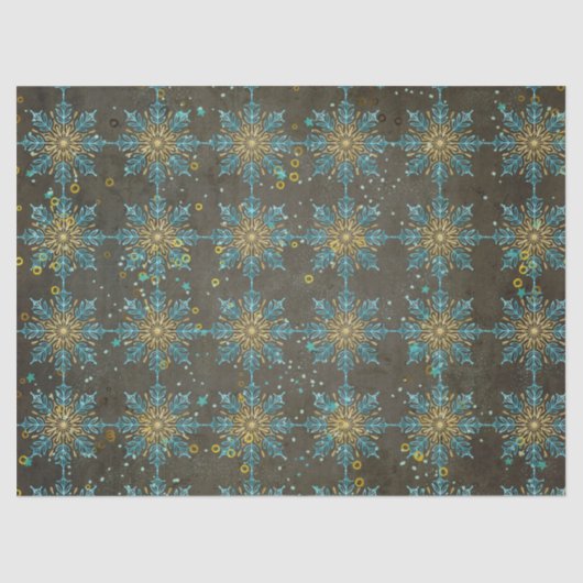 Chalkboard Gold Silver Stars Constellation Sky Tissuepapier (Voorkant)