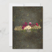 Chalkboard Gold Silver Stars Constellation Wedding Kaart (Achterkant)