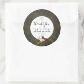 Chalkboard Gold Silver Stars DIY Vrijgezellenfeest Ronde Sticker (Tas)