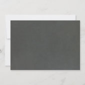 Chalkboard Gold String Lights Vrijgezellenfeest Kaart (Achterkant)