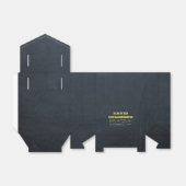 Chalkboard Golden Bar Mitzvah Favor Box Bedankdoosjes (Uitgevouwen)