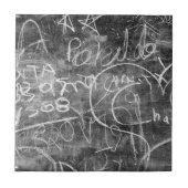 Chalkboard Graffiti 001 Tegeltje (Voorkant)