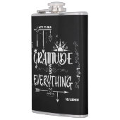 Chalkboard Gratitude is Alles notitie voor zichzel Heupfles (Links)