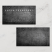 Chalkboard Gray Attractive Charming Visitekaartje (Voorkant / Achterkant)