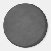 Chalkboard Grey Background Grey Chalk Board Black Magneet (Voorkant)