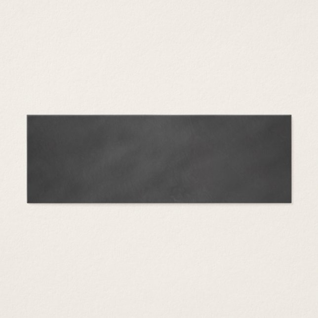 Chalkboard Grey Background Grey Chalk Board Black Mini Visitekaartjes (Voorkant)