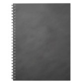 Chalkboard Grey Background Grey Chalk Board Black Notitieboek (Voorkant)