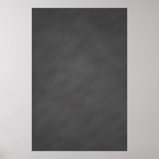 Chalkboard Grey Background Grey Chalk Board Black Poster (Voorkant)