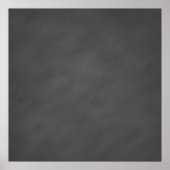 Chalkboard Grey Background Grey Chalk Board Black Poster (Voorkant)
