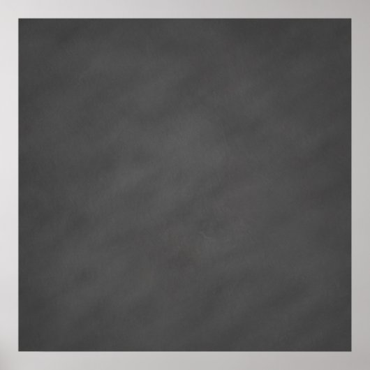 Chalkboard Grey Background Grey Chalk Board Black Poster (Voorkant)