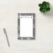 Chalkboard handgetekende kerstbomen om lijst te do post-it® notes (Kantoor)