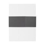 Chalkboard Heart + Arrow Belly Band Uitnodigingen Wikkel (Achterkant Voorbeeld)