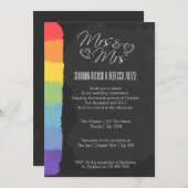 Chalkboard Heart Doodle Weddenschap met Pride Deta Kaart (Voorkant / Achterkant)