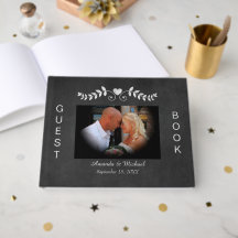 Chalkboard Heart Scroll Wedding