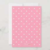 Chalkboard Hearts Twin Meisjes Roze Baby shower Kaart (Achterkant)