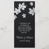  Chalkboard-herdenkingsmenukaarten Menu (Achterkant)