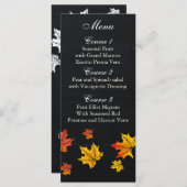  Chalkboard-herdenkingsmenukaarten Menu (Voorkant / Achterkant)