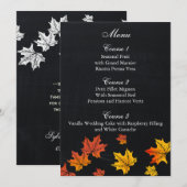  Chalkboard-herdenkingsmenukaarten Menu (Voorkant / Achterkant)