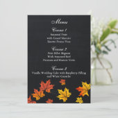  Chalkboard-herdenkingsmenukaarten Menu (Staand voorkant)