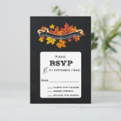  Chalkboard hertrouwt rsvp (Staand voorkant)