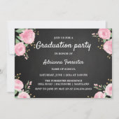 Chalkboard Het avontuur begint | Foto Afstuderen Kaart (Achterkant)