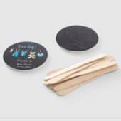 Chalkboard Het is een Baby shower van het Wasgoed  Handwaaier (Niet-gemonteerd)