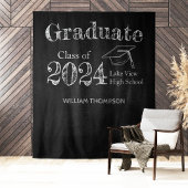 Chalkboard High School Photo Afstuderen Backdrop Wandkleed