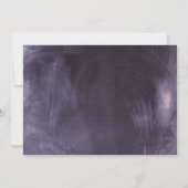 Chalkboard High School Photo Graduparty Kaart (Achterkant)