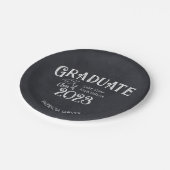 Chalkboard High School Photo Graduparty Papieren Bordje (Gekanteld)