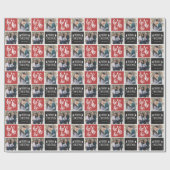 Chalkboard Ho Ho Merry 2 Photo Cadeaupapier (Vlak)