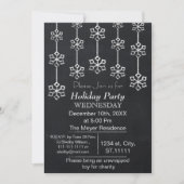 Chalkboard Holiday Party Invitation Kaart (Voorkant)