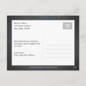  Chalkboard Holiday Photo Card Briefkaart (Achterkant)