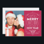 CHALKBOARD HOLIDAYS | HOLIDAY PHOTO CARD FEESTDAGENKAART<br><div class="desc">©Fine & Dandy Paperie</div>