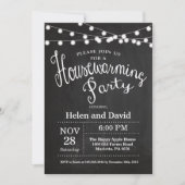 Chalkboard Housewarming Party Home Sweet Home Kaart (Voorkant)