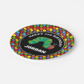 Chalkboard Hungry Caterstyle | Fijne verjaardag Papieren Bordje (Gekanteld)