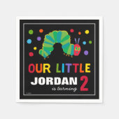 Chalkboard Hungry Caterstyle | Fijne verjaardag Servet (Voorkant)