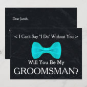 Chalkboard, jij wordt mijn huisgenoot kaart (Voorkant / Achterkant)