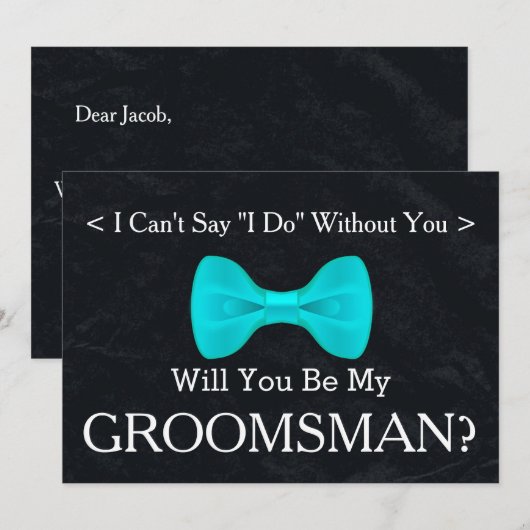 Chalkboard, jij wordt mijn huisgenoot kaart (Voorkant / Achterkant)