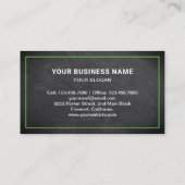 Chalkboard Junk Removal Service Garbage Truck Visitekaartje (Achterkant)