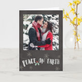 Chalkboard Kaart voor kerstmis (Gele Bloem)