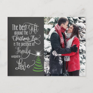 Chalkboard Kaart voor kerstmis