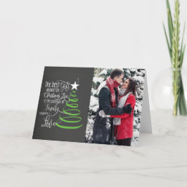 Chalkboard Kaart voor kerstmis