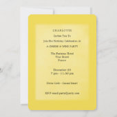 Chalkboard kaas en wijn vieren feest uitnodiging (Achterkant)