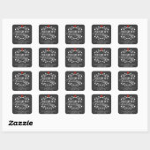 Chalkboard Kerst Holly krans Adres Stickers (Vel)