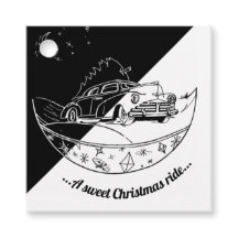Chalkboard kerstauto