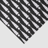 Chalkboard kerstboomfeestdag tissuepapier (Detail)