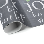 Chalkboard: kerstcadeautje cadeaupapier (Rol Hoek)