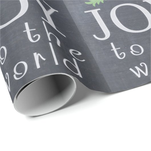 Chalkboard: kerstcadeautje cadeaupapier (Rol Hoek)