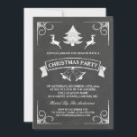 Chalkboard kerstdeer Tree Bell Holiday Party Kaart<br><div class="desc">Creëer uw perfecte uitnodiging met deze vooraf ontworpen sjablonen, kunt u het gemakkelijk personaliseren om uniek van u te zijn. Voor verdere aanpassing, te klikken gelieve de "pas verder"verbinding aan en ons makkelijk te gebruiken ontwerphulpmiddel te gebruiken om deze sjabloon te wijzigen. Als u de voorkeur geeft aan Zelfkleerpapier/matte afwerking,...</div>